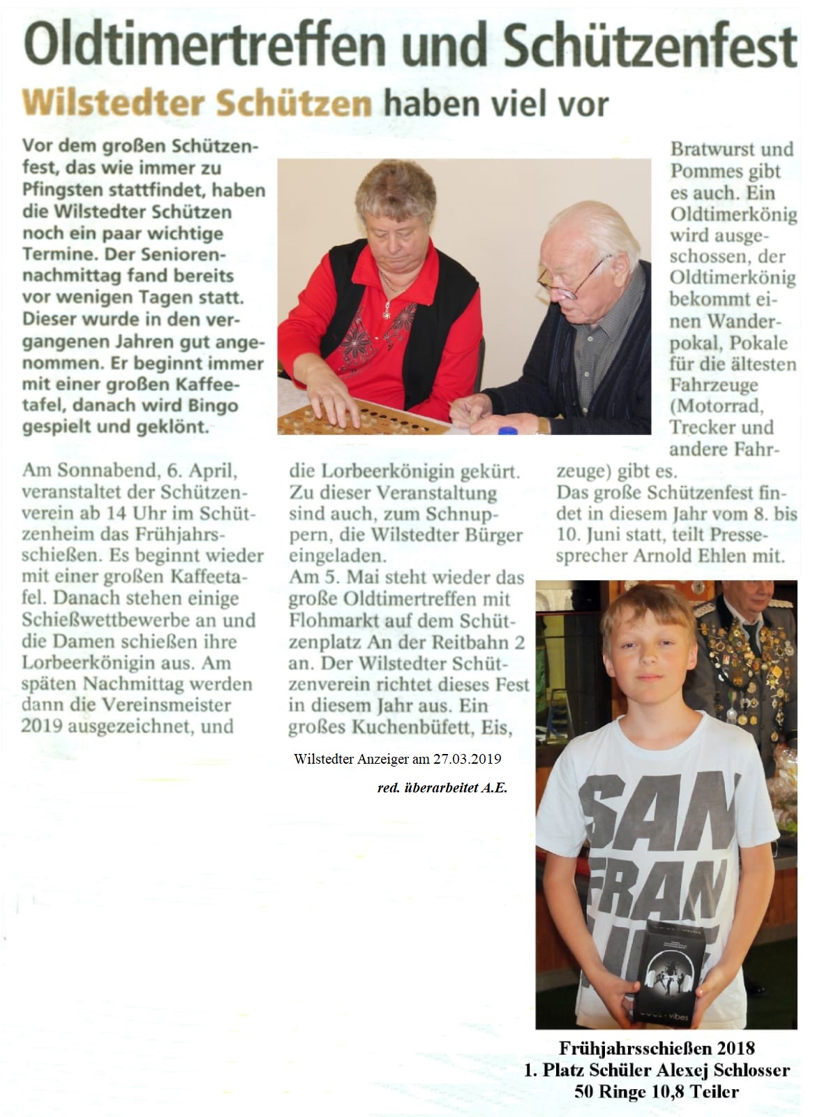 Seniorennachmittag 2019