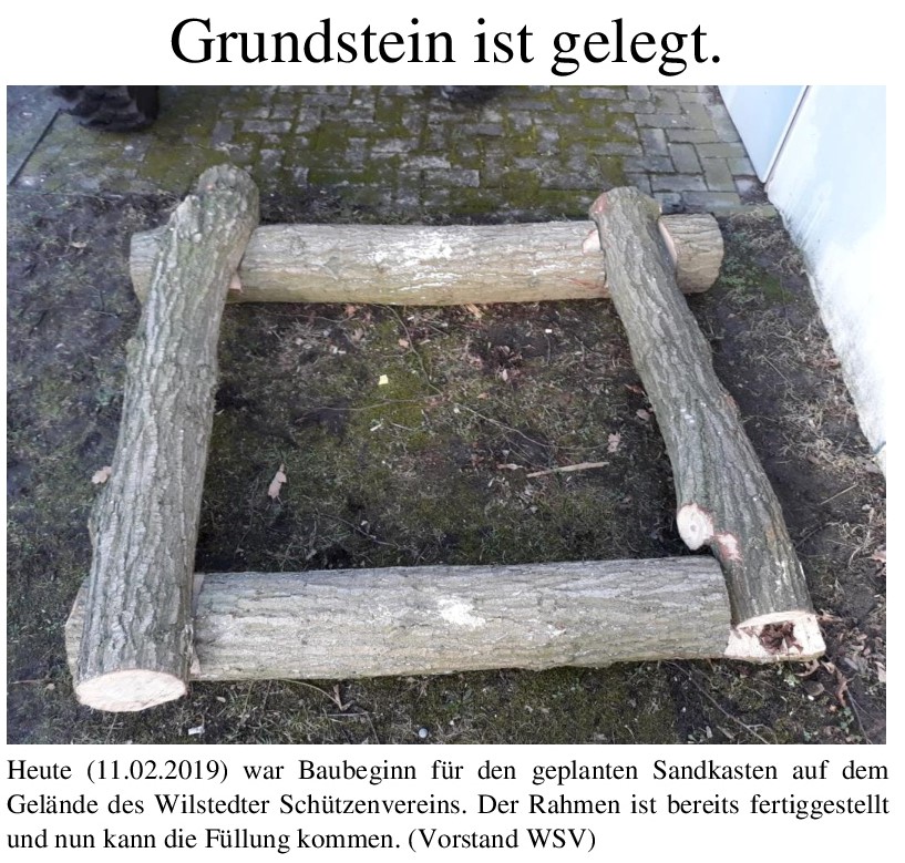 neuer Sandkasten
