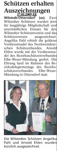 Bericht von der Bezirksdelegiertentagung in Otterndorf aus der Zevener Zeitung